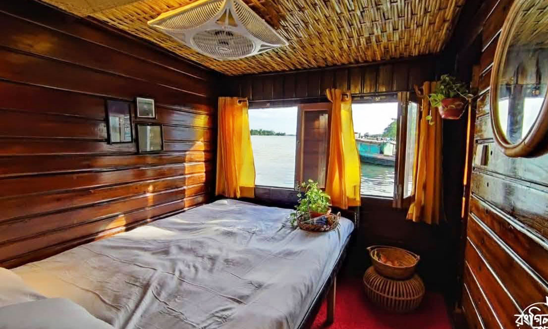 রংগিলা বাড়ই - Boat House, Cuisine & Rain